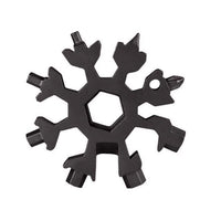 18-in-1 Multi-Tool Stainless Steel Snowflake-Shaped Tool