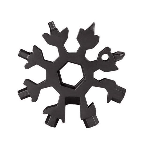 18-in-1 Multi-Tool Stainless Steel Snowflake-Shaped Tool