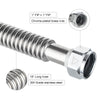 10 Pcs 1" FIP x 1" FIP x 18" SS Corrugated Hose
