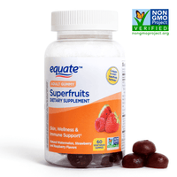 Equate Superfruits Vegetarian Gummy Supplement for Skin and Immune Support; 60 Count EasyOptionXY LLC