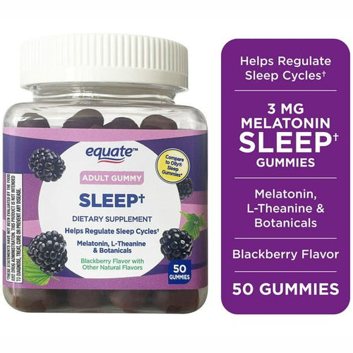Equate Sleep Gummy Supplement with Melatonin and L-Theanine; 50 Count EasyOptionXY LLC