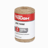 Hyper Tough 190' Jute Twine Natural, Biodegradable, 7 lb Working Load Limit, Brown, Rope EasyOptionXY LLC