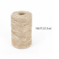 Hyper Tough 190' Jute Twine Natural, Biodegradable, 7 lb Working Load Limit, Brown, Rope EasyOptionXY LLC