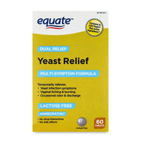 Equate Yeast Relief Multi-Symptom Formula; 60 Count EasyOptionXY LLC