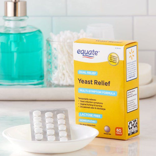 Equate Yeast Relief Multi-Symptom Formula; 60 Count EasyOptionXY LLC