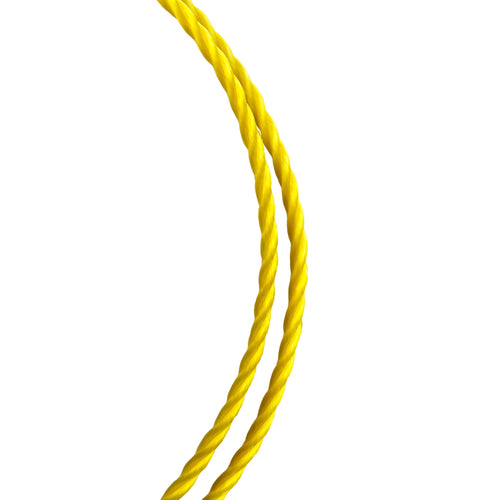 Hyper Tough Item PT4100-HT, Polypropylene Twisted Rope, Yellow, 1/4" x 100', 1 Each EasyOptionXY LLC