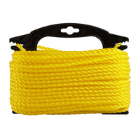 Hyper Tough Item PT4100-HT, Polypropylene Twisted Rope, Yellow, 1/4" x 100', 1 Each EasyOptionXY LLC