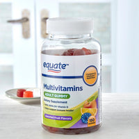 Equate Multivitamins Assorted Fruit Flavors Adult Gummies; 150 Count EasyOptionXY LLC