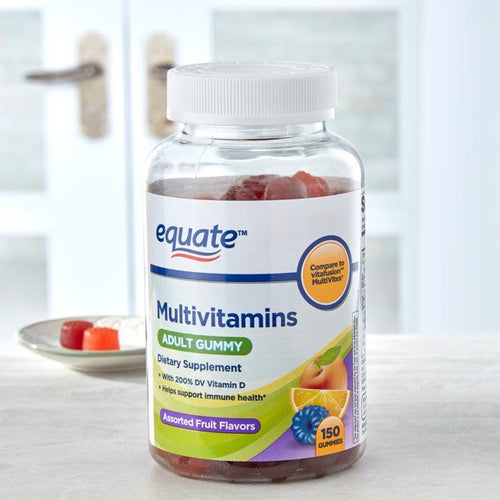 Equate Multivitamins Assorted Fruit Flavors Adult Gummies; 150 Count EasyOptionXY LLC