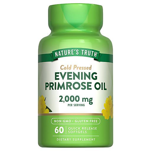 Nature's Truth® Evening Primrose Oil 1000 mg Quick-Release Gelcap, 60 EA (2000 mg per serving)