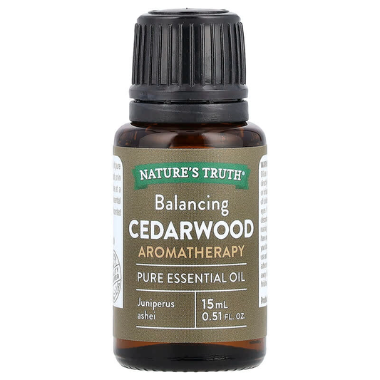 Nature's Truth Essential Oil, Pure, Cedarwood, Balancing 0.51 Fl Oz