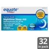 Equate Maximum Strength Nighttime Sleep Aid Softgels; 50 mg; 32 Count EasyOptionXY LLC