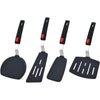 Silicone Spatula Turner, 4-Pack Spatulas 600¡ãF Heat Resistant Set for Nonstick Cookware, Kitchen Cooking Utensils BPA Free Rubber Egg, Crepe, Pancake,Burger,Fish EasyOptionXY LLC
