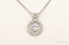 Designer Ryze Cubic Zirconia Sterling Silver Necklace