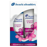 Head and Shoulders Paraben Free Smooth & Silky Shampoo and Conditioner; 12.5oz + 10.6oz EasyOptionXY LLC
