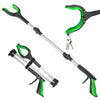 36" Extra Long Grabber Reacher, Kekoy Foldable Grabbers for Elderly Grab It Reaching Tool Heavy Duty, Anti-Slip Rotating Jaw with Magnets, 4" Wide Claw Opening Reachers for Seniors, Trash Picker Tool EasyOptionXY LLC