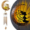 Moon Fairy Wind Chimes, Outdoor Crackle Glass Ball Solar Wind Chimes Lights, Memorial Gifts for Women, Birthday Sympathy Gifts Gardening Decoration EasyOptionXY LLC