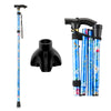 KEKOY Foldable Walking Cane, Floral Printed Canes for Men and Women - Self-Standing Cane, Lightweight Cane, Folding Cane with Adjustable Heights for Special Balancing EasyOptionXY LLC