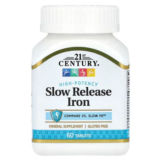 21st Century® Slow Release Iron 45 mg Tablet, 60 EA