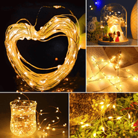 66 FT 200 LED Outdoor Solar String Lights, Waterproof Solar Fairy Lights for for Garden Patio Yard Decorative (Warm White) EasyOptionXY LLC