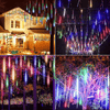 Meteor Shower Rain Lights, 20 inch 10 Tube 540 LED Icicle Falling Raindrop Lights, Outdoor Christmas String Lights for Xmas Wedding Party Decor, Multicor EasyOptionXY LLC