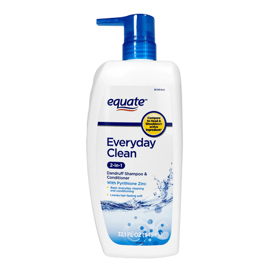 Equate 2N1 Everyday Clean Dandruff Shampoo and Conditioner; 32.1 fl oz EasyOptionXY LLC