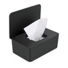 Baby Wipes Dispenser, Wipes Case, Baby Wipe Holder Tissue Storage Box Holder with Sealing Design for Home Office, Black EasyOptionXY LLC