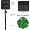 72 FT 200 LED Solar String Lights, Outdoor Solar Christmas Lights, Waterproof Solar Fairy Lights for Garden, Fence, Party Decorations, Green EasyOptionXY LLC