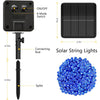 72 FT 200 LED Solar String Lights, Outdoor Solar Christmas Lights, Waterproof Solar Fairy Lights for Garden, Fence, Party Decorations, Blue EasyOptionXY LLC