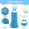 11 Pcs Kids Aprons for Girls Boys, Kids Cooking and Baking Sets, Chef Hat Apron Pretend Play Costume Set for Toddlers Age 3-8, Blue	18548 EasyOptionXY LLC