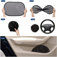 4 Pack Automotive Interior Heat Shields, Car Window Sun Shade for Baby, Glare and UV Rays Protection Car Seat Sun Protection for Your Child (20" * 12") EasyOptionXY LLC