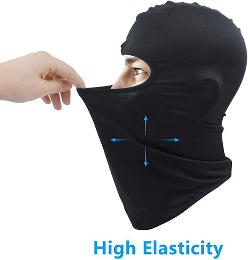 Winter Face Mask for Men & Women, 2 Pack Black Windproof Ski Mask, Outdoor Cycling Skateboard Balaclava Face Mask EasyOptionXY LLC