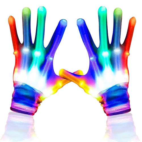 LED Gloves, Flashing LED Finger Light Gloves for Kids Adults, Easter Stuffers Flashing Toys for Age 3-12 Boys Girls Birthdays Christmas Gifts (1 Pair)	18594 EasyOptionXY LLC