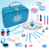Kids Makeup Kit for Girls, 25 Pcs Washable Makeup Kit, Frozen Makeup Toy Christmas Birthday Gift for 4 5 6 7 8 Years Old Little Girls EasyOptionXY LLC