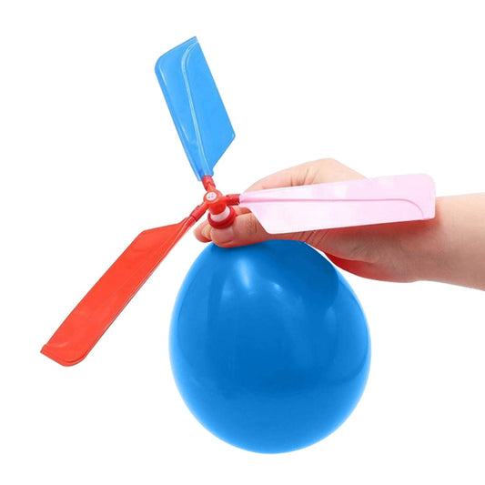 12 Pack Kids Toy Latex Balloon Helicopter, Perfect Stocking Stuffer Fun Party Favor Children's Day Gift, Outdoor Sport Flying Toys for Boy and Girls with 7 8 9 10 Year Old (Color Random) EasyOptionXY LLC
