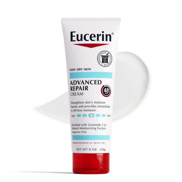 Eucerin Advanced Repair Body Cream, Fragrance Free, 8 oz Tube EasyOptionXY LLC