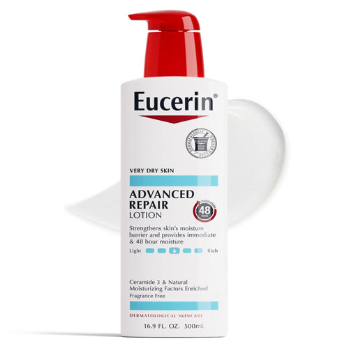 Eucerin Advanced Repair Body Lotion, Fragrance Free, 16.9 fl oz Bottle EasyOptionXY LLC