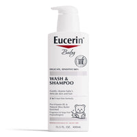 Eucerin Baby Unscented Baby Shampoo and Body Wash, Tear Free Baby Shampoo and Wash, 13.5 Fl Oz Pump Bottle EasyOptionXY LLC