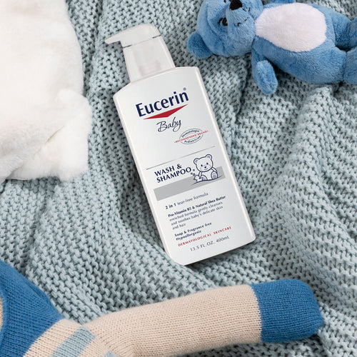 Eucerin Baby Unscented Baby Shampoo and Body Wash, Tear Free Baby Shampoo and Wash, 13.5 Fl Oz Pump Bottle EasyOptionXY LLC