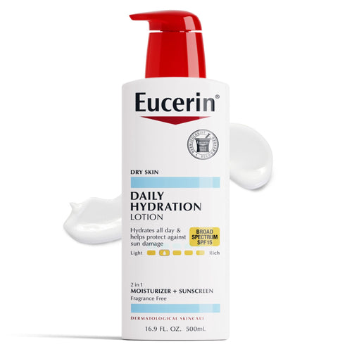 Eucerin Daily Hydration Broad Spectrum SPF 15 Body Lotion, 16.9 Fl Oz EasyOptionXY LLC