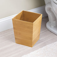 iDesign Formbu Wastebasket Trash Can, Bamboo EasyOptionXY LLC