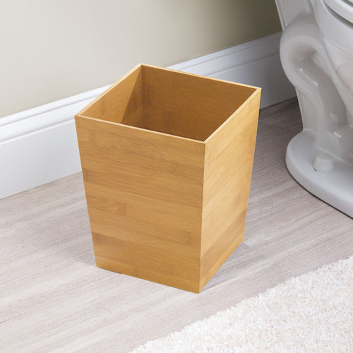iDesign Formbu Wastebasket Trash Can, Bamboo EasyOptionXY LLC