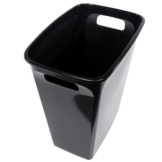 Hefty 8.8 Gallon Trash Can, Plastic Handled Office Trash Can, Black EasyOptionXY LLC
