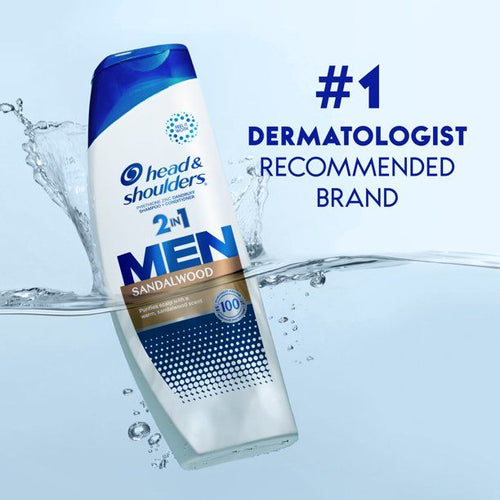 Head and Shoulders Mens 2 in 1 Dandruff Shampoo and Conditioner; Sandalwood; 28.2 oz EasyOptionXY LLC