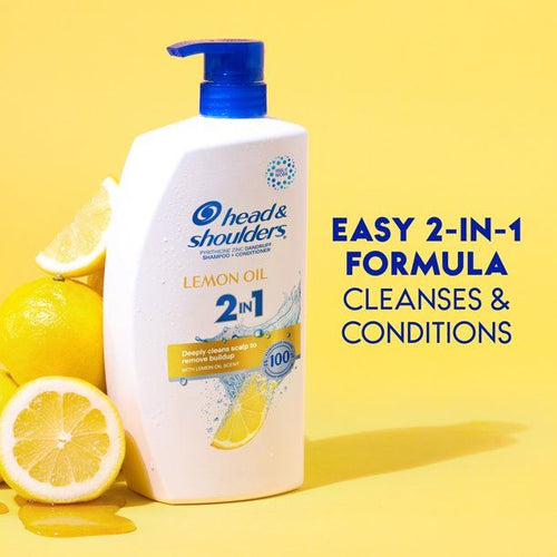 Head and Shoulders 2 in 1 Dandruff Shampoo and Conditioner; Lemon Essential Oil; 12.5 oz EasyOptionXY LLC