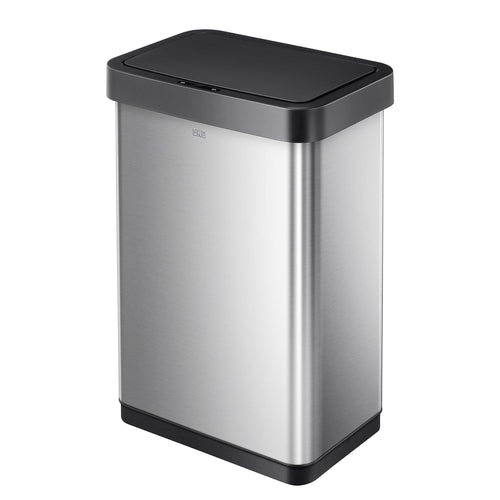 EKO Essentials 13.2 Gallon/50 Liter Horizon Lite Stainless Steel Sensor Trash Can EasyOptionXY LLC