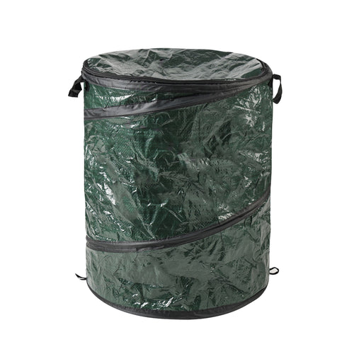 33-Gallon Outdoor Pop-Up Garbage Can - Collapsible Trash Can and Trash Bag Holder for Yard Waste Bags and Leaf Bags by Wakeman Outdoors EasyOptionXY LLC
