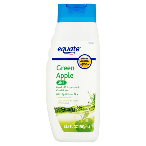 Equate Green Apple 2 in 1 Dandruff Relief Shampoo Plus Conditioner; 23.7 fl oz EasyOptionXY LLC