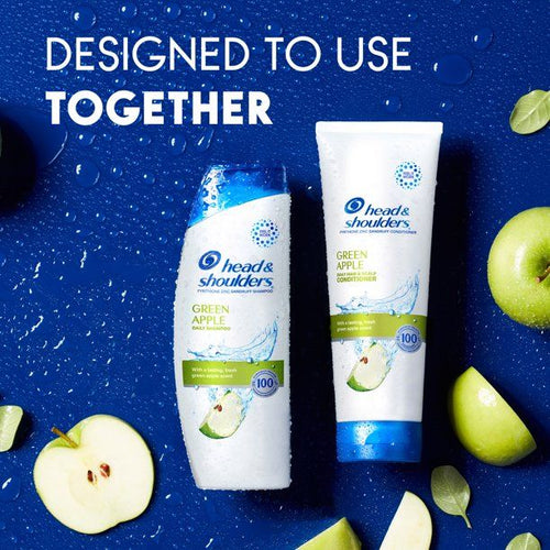 Head and Shoulders Paraben Free Green Apple Shampoo and Conditioner; 12.5oz + 10.9oz EasyOptionXY LLC