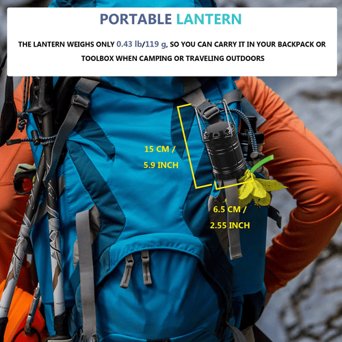 Jellas Collapsible LED Camping Lanterns 4 Packs, IPX4 Waterproof Portable Camp Light, Lightweight Battery LED Lantern for Camping/ Hiking/Emergency/Outages, Black EasyOptionXY LLC